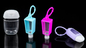 Pet 30Ml Silicone Sleeve Empty Keychain Bottles Smooth For Hand Santizer