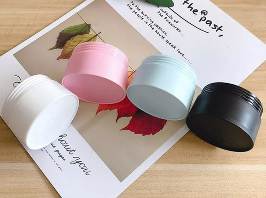 o dobro do cosmético de 20g 30g 50g Pp murou frascos plásticos com tampas